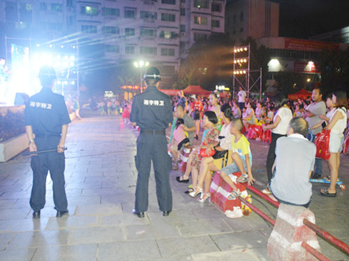 舞之星舞蹈培训学校安保活动
